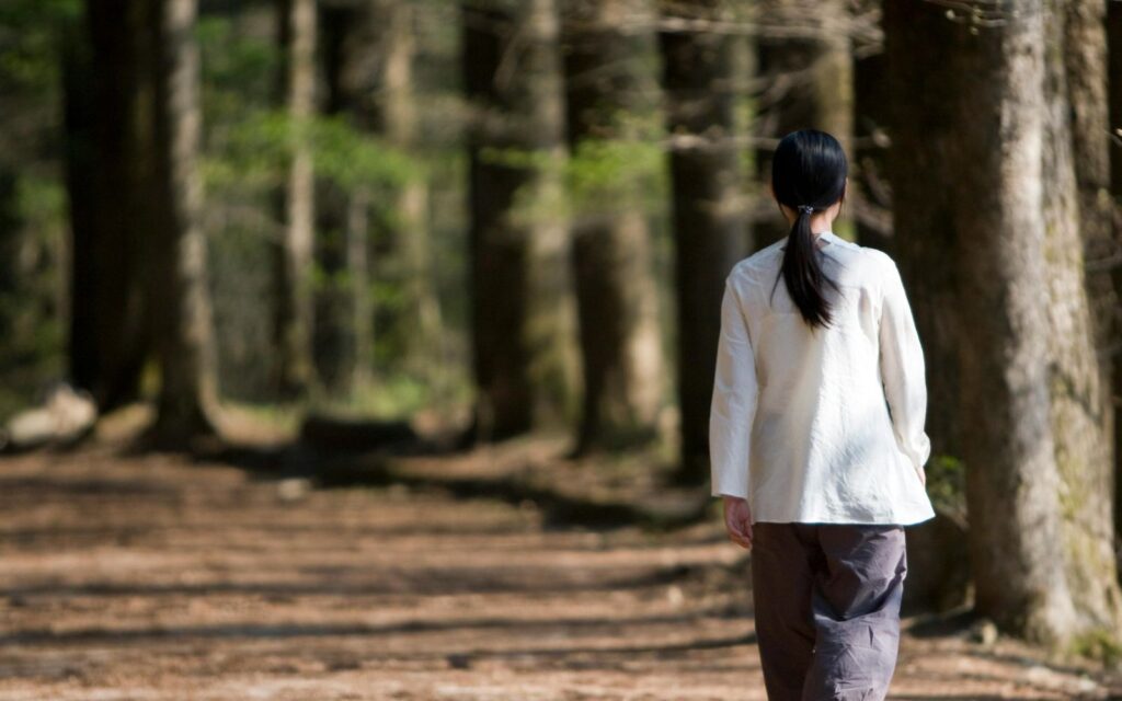 Walking amongst nature